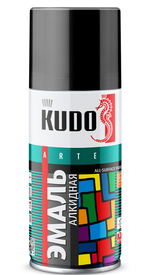 Аэрозольная алкидная краска Kudo, глянцевая, 210 мл