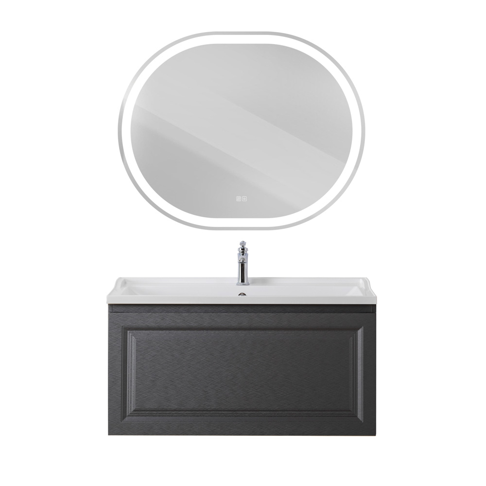 Мебель для ванной комнаты подвесная Cezares GIUBILEO-N-100-1C-SO-TIT-P 100см Титан