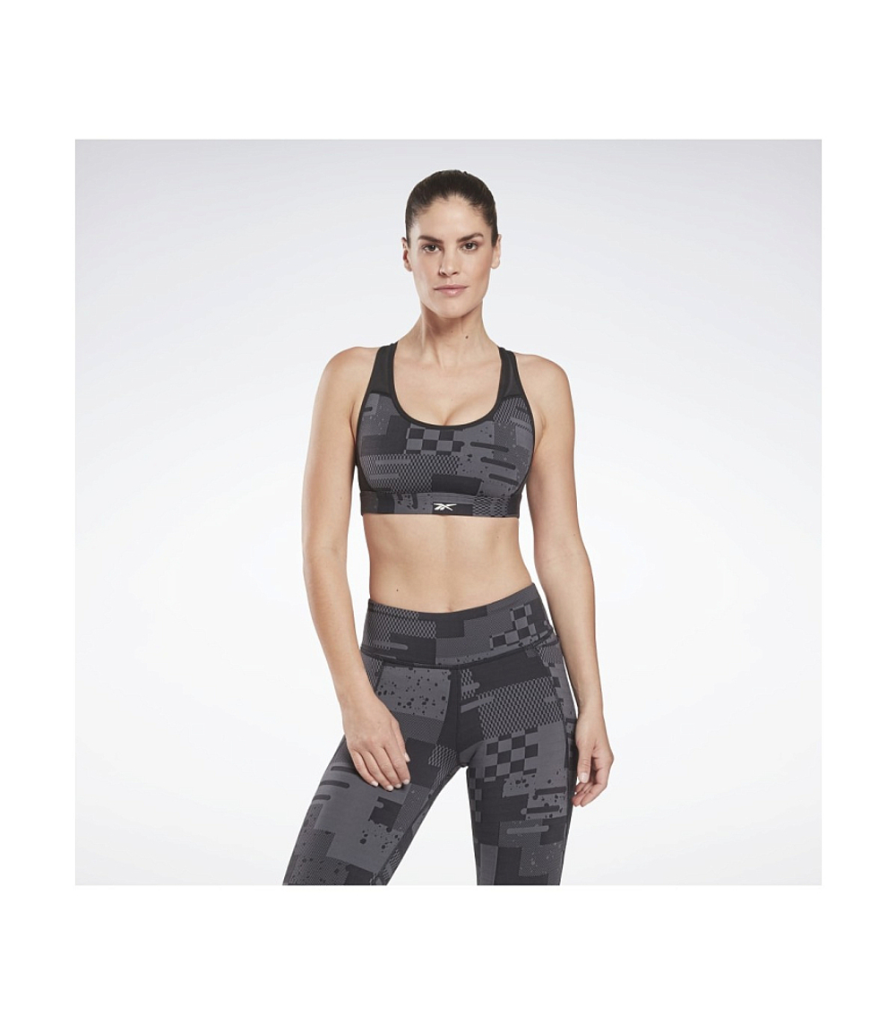 Женский топ-бра Reebok TS Lux Racer Bra-Jacquard