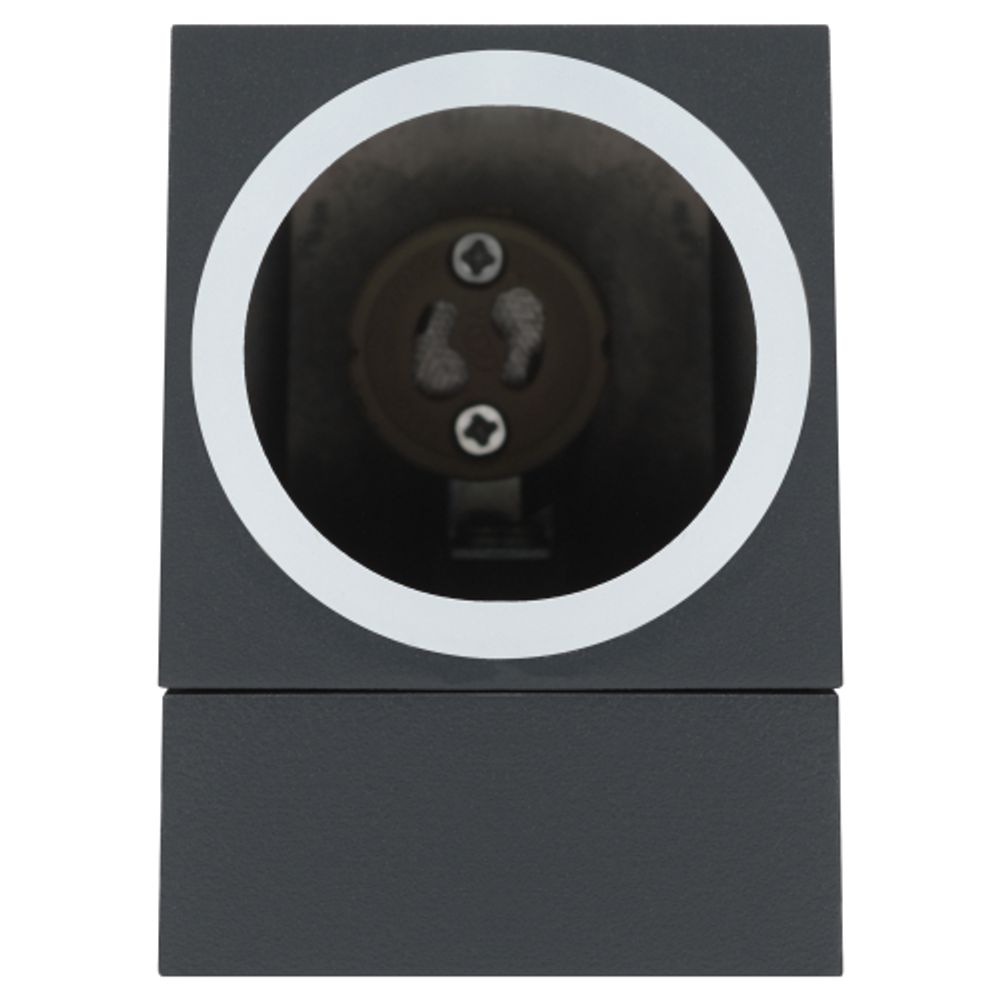 Светильник декоративный настенный ЭРА WL37 GR под лампу MR16 GU10 IP54 поворотный серый для интерьера и фасадов зданий