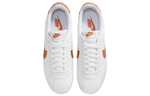 Nike Cortez comfortable all-match leather non-slip low-cut casual running shoes men's white orange