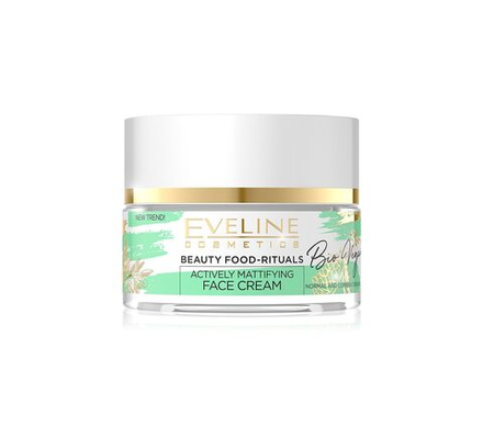 Eveline Cosmetics Bio Vegan - нормализующий и матирующий дневной и ночной крем /   50  ml  / GTIN 5901761986891