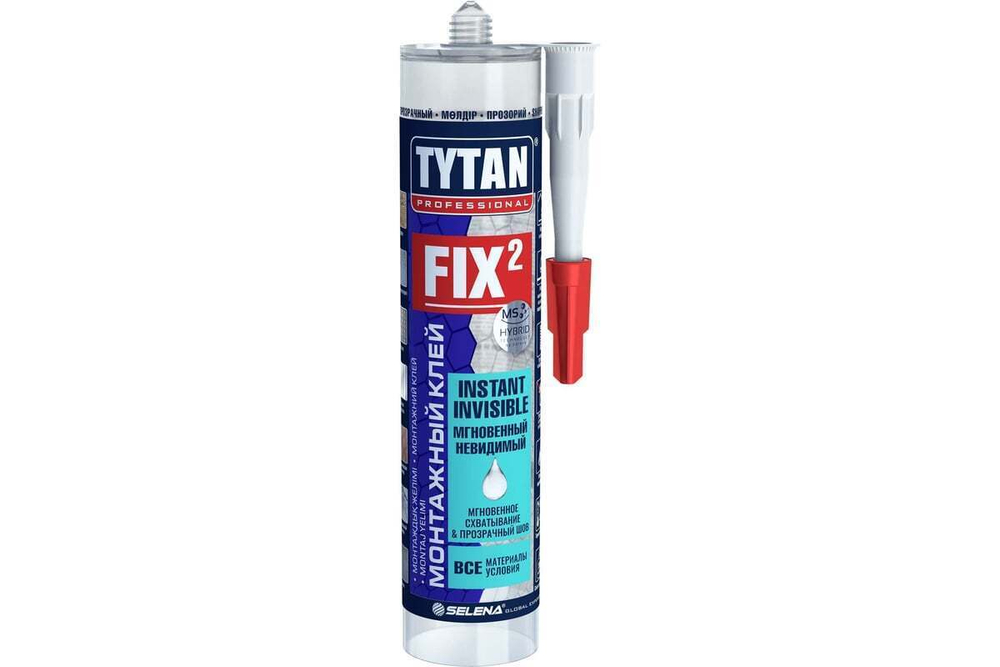 TYTAN PROFESSIONAL Fix2 Instant Invisible клей монтажный мгновенный невидимый 290мл