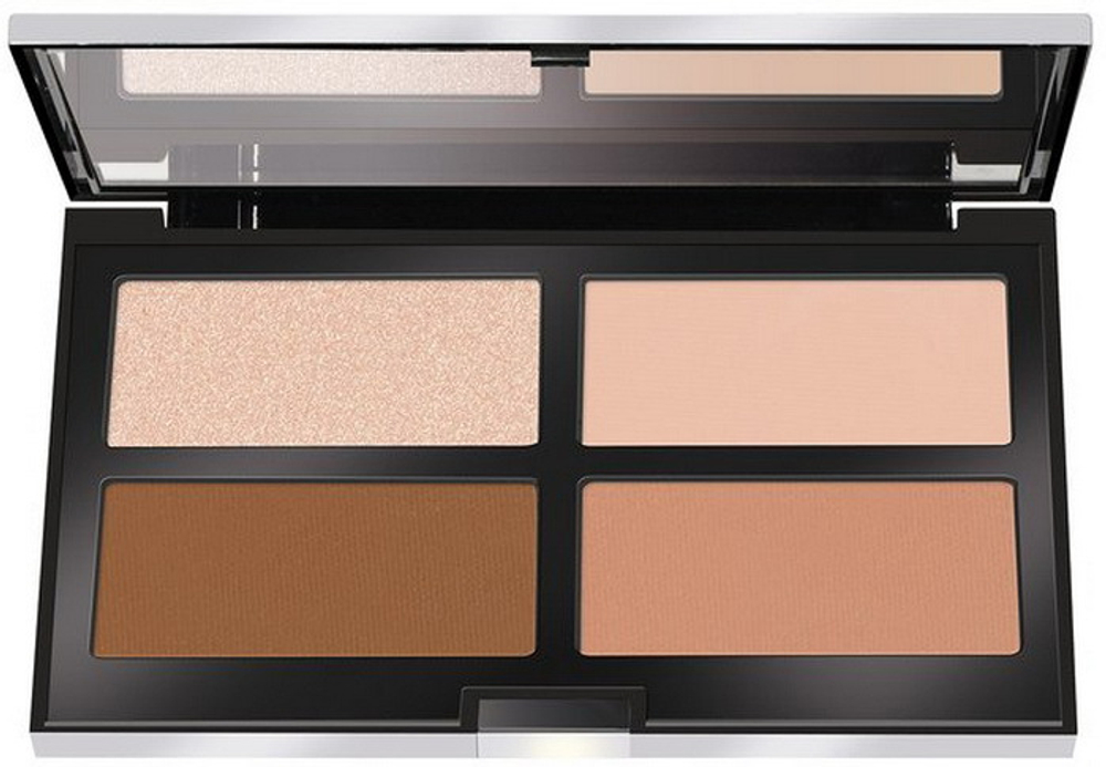 Pupa Набор для контуринга Contouring & Strobing Palette, тон №003, Темная кожа