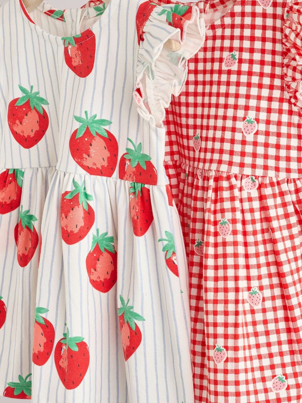 Платье для девочки Next AG2-883, 2 шт., Красный, Белый