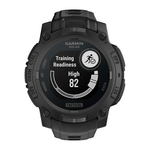 Спортивные часы Garmin Instinct 3, 45 мм, Solar, Tactical Edition, чёрный силиконовый ремешок Чёрный безель, дисплей Solar со стеклом Power Glass. Ремешок с классической застёжкой — на запястье обхватом 137–204 мм