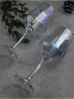 Набор бокалов для вина, 365 мл, 6 шт. перламутровые