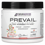 Cutler Nutrition, Prevail, предтренировочный комплекс, со вкусом радужной конфеты, 280 г (9,8 унции)