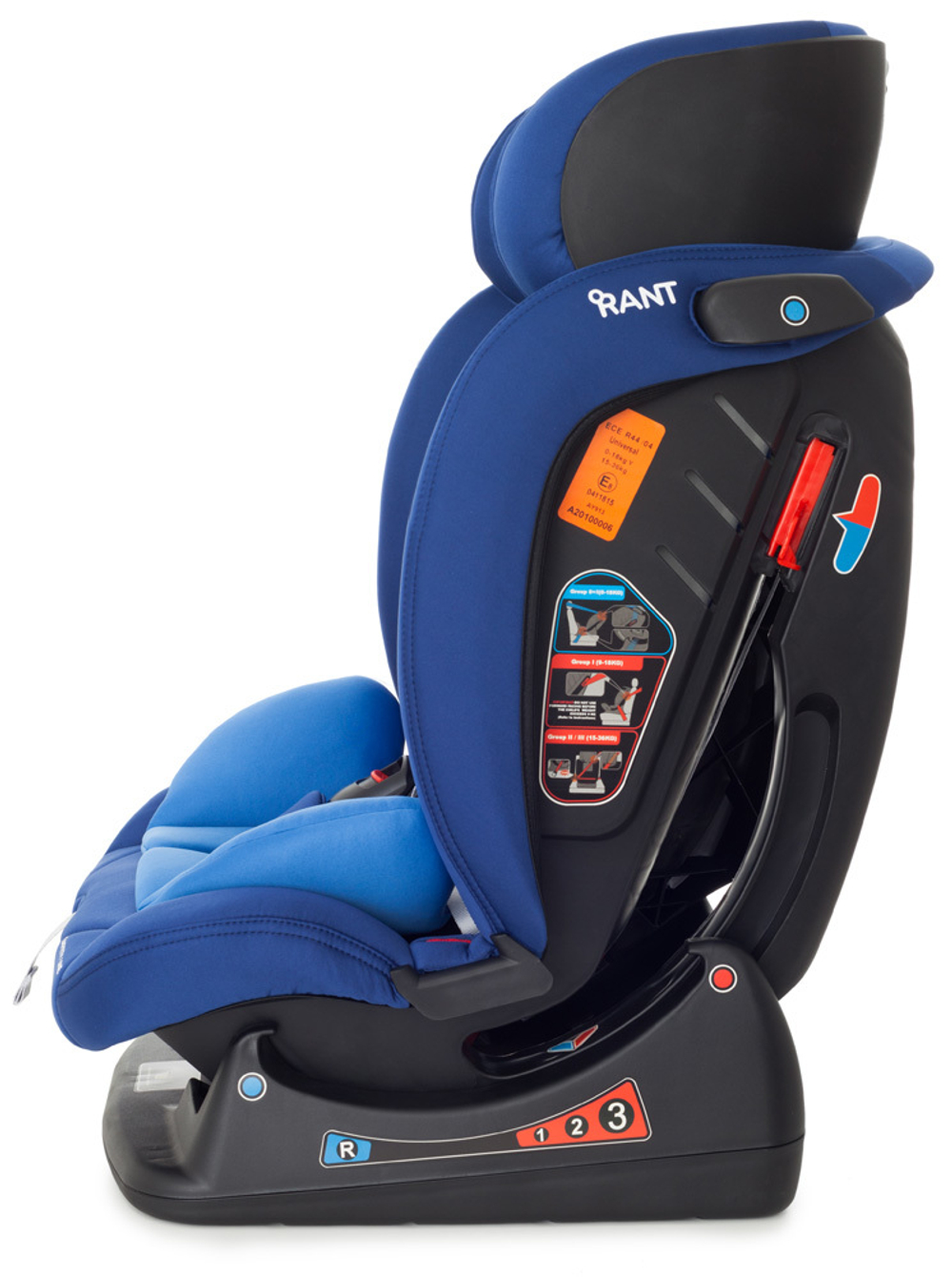 Автокресло Rant AY913 "MATRIX" Safety Line (Sapphire Blue) группа 0+-1-2-3  (0-36 кг)