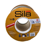 Уплотнитель D, 12х10 мм, 50 м, чер, Sila Pro, SD-54