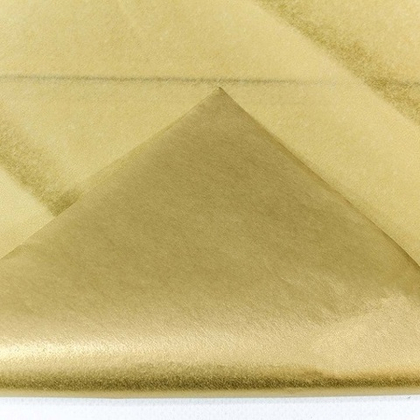 Бумага тишью золотая OG, 50*66 см, 10 листов