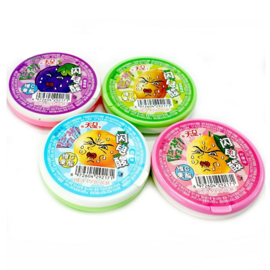 Драже кислое Suan Император Шань со вкусом фруктов, 10гр (Китай)