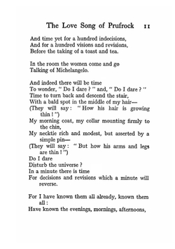 Prufrock and other observations | T.S. Eliot