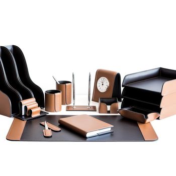 Настольный набор из кожи Cuoietto серии Business из 16 предметов (NBCTabCh16)