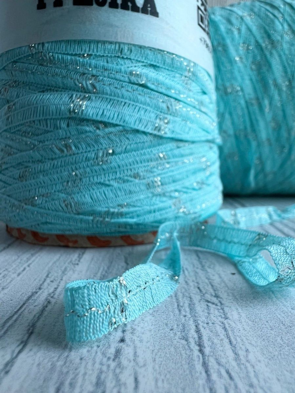 Хлопковая трикотажная пряжа для вязания Fashion Mill