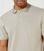 Поло Pe_JungleCollar BOSS ORANGE - бежевый(50530751)