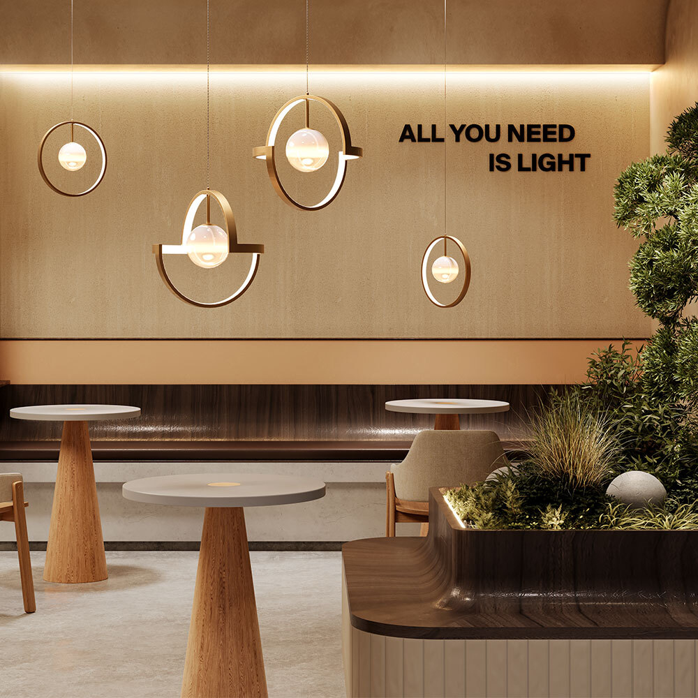 Подвесной светильник Maytoni MOD407PL-L12G3K1