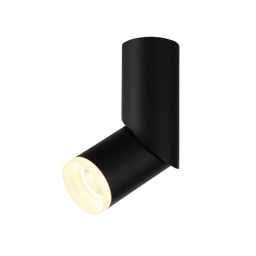 ST107.402.10 Светильник потолочный Черный LED 1*10W 3000K 780Lm Ra&gt;80 24 D50xH168 170-240V Накладные светильники