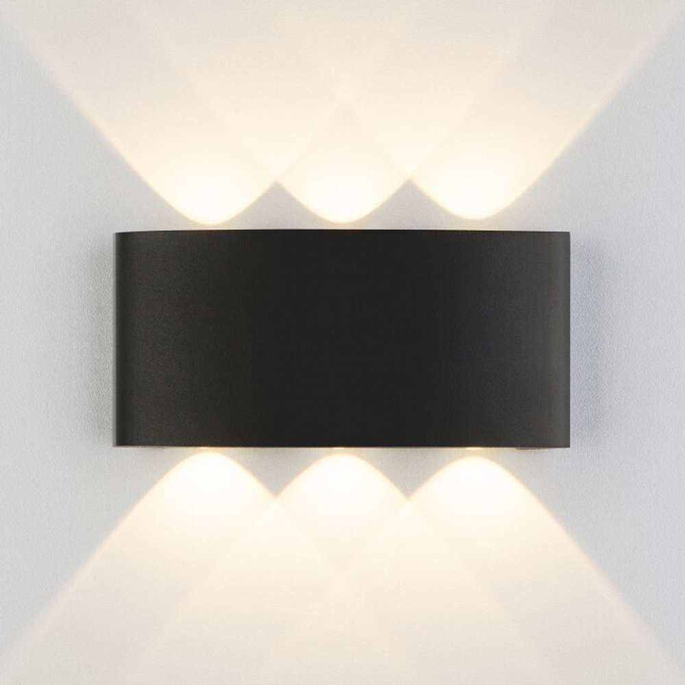 Уличный настенный светильник Elektrostandard 1551 TECHNO LED серый