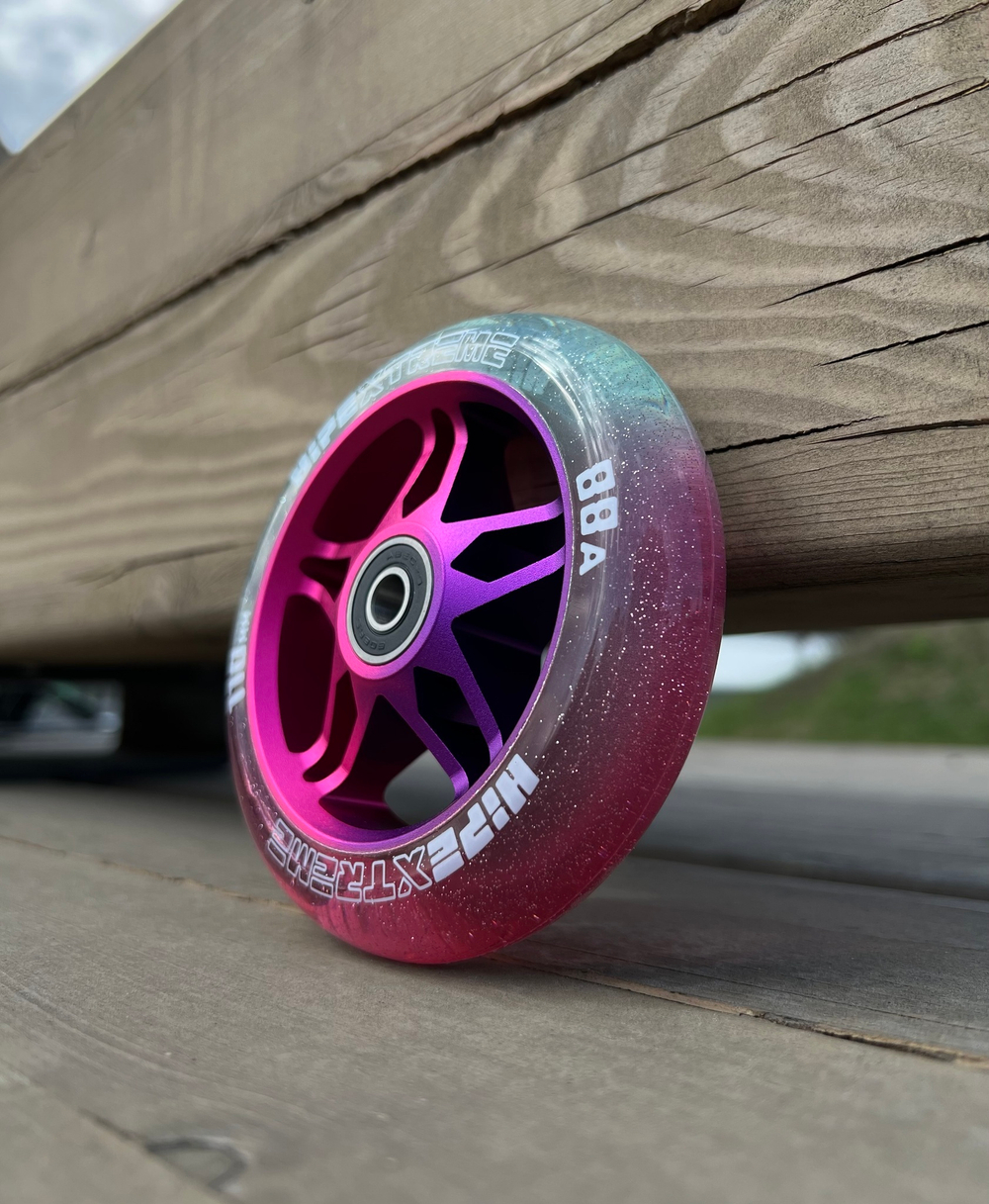 Колесо HIPExtreme H3 mix 110*24 мм, фиолетовый/розовый/прозрачный