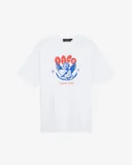 Футболка Miracle Apparel оверсайз Joys белая