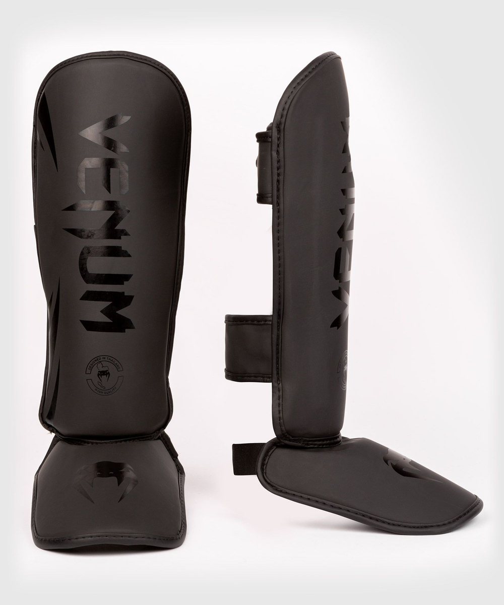 Щитки детские Venum Challenger Black/Black