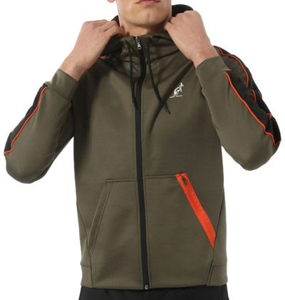 Куртка теннисная Australian Volee Jacket with Hood M - Green