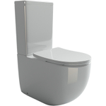 Унитаз-компакт безободковый Ceramica Nova Metropol CN4001-B с крышкой-сиденьем микролифт, белый глянец