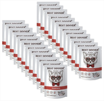 Влажный корм для кошек и котят мусс сливочный Best Dinner Exclusive 0,085кг телятина (для взрослых и котят с 1 месяца). В комплекте 24 шт