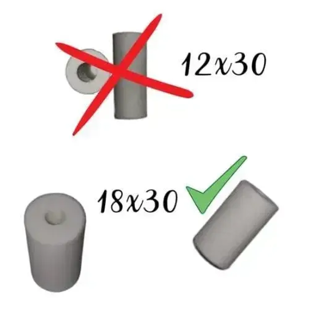 Керамическая втулка, усиленная (набор 6 шт)