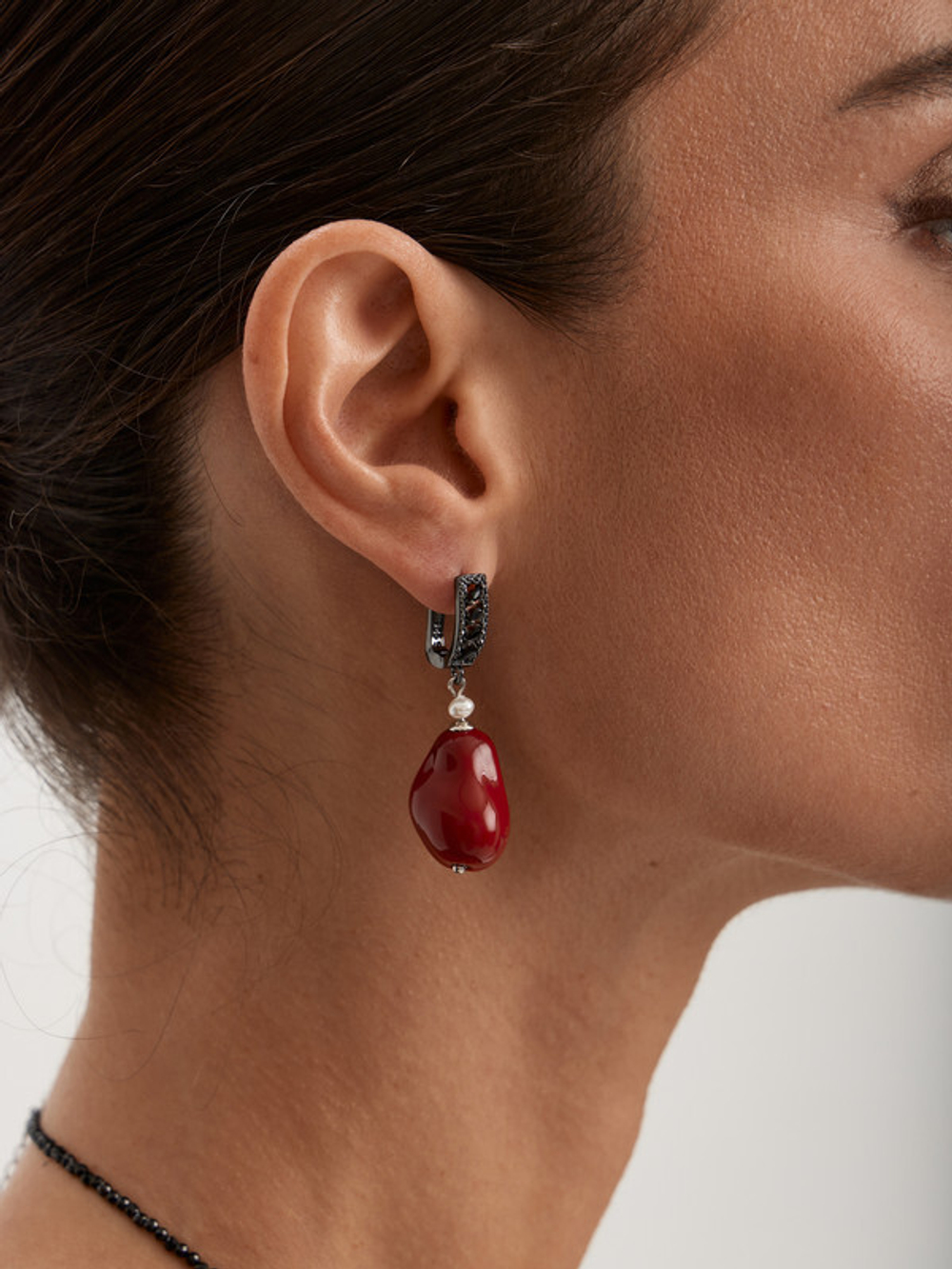 91003263 Серьги Selena Pearls