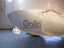 Фаркоп оцинкованный Galia S081A для Skoda Fabia хетчбек 2000-2007, 2007-2014(паспорт и сертификат в комплекте)(без электрики)