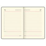 Ежедневник недатированный А5 138х213 мм BRAUBERG "Status" под кожу, 160 л., черный, 113361