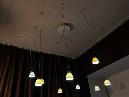 LLADRO- Люстра 9-рожковая 9-LITHOPHANE