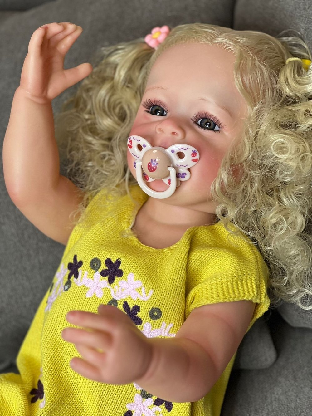 Кукла Реборн виниловая 55см в пакете (FA-560)