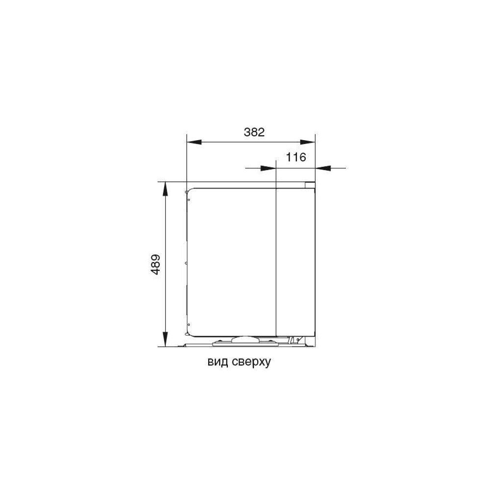 Набор для раздельного сбора мусора, в базу 450, левый  С ДОВОДЧИКОМ