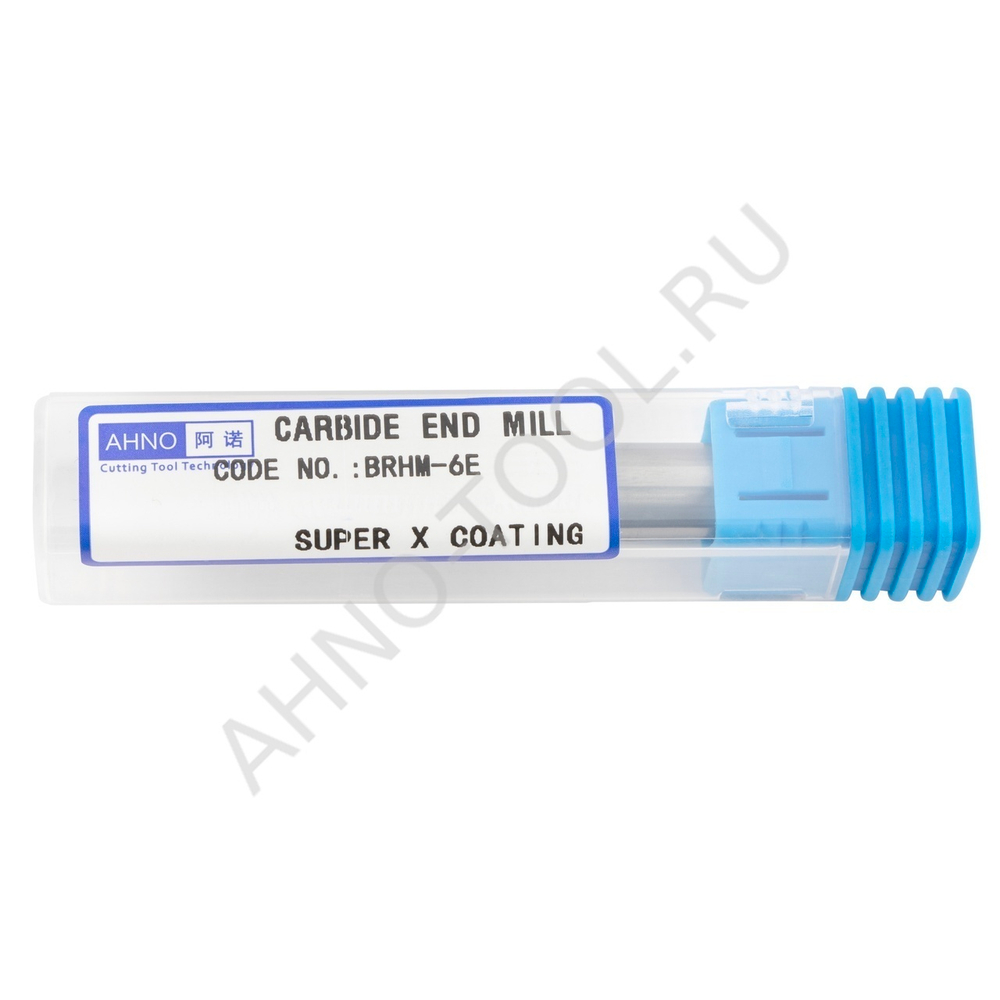 Фреза твердосплавная  10мм (L=75, l=30, хв=10) Z6 45° по закаленной стали BRHM-6E-D10.0 HRC65 AHNO