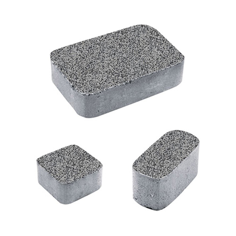 Тротуарная плитка КЛАССИКО - Гранит+ Серый с черным, комплект из 3 видов плит