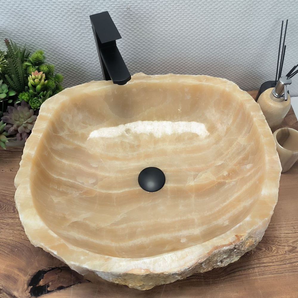 Раковина из оникса Erozy Yellow EO-62622 53*49*16 0100