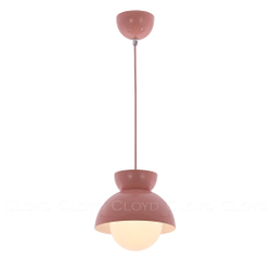 Подвесной светильник Cloyd ERMA-A P1 / Ø20 см - коралловый (арт.11340)