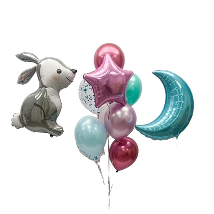 Воздушный сет на выписку девочки