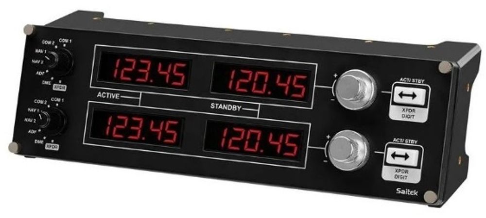 Игровой контроллер Logitech Flight Radio Panel черный Игровой контроллер Logitech Flight Radio Panel черный