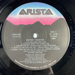 Винтажная виниловая пластинка LP Whitney Houston (Japan 1986) (White Obi)