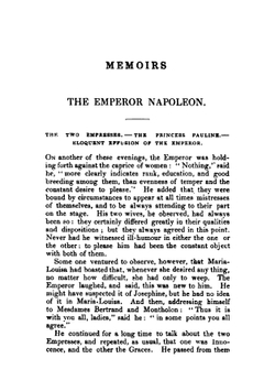 Memoirs of the Life, Exile, and Conversations of the Emperor Napoleon | Emmanuel-Auguste Dieudonné Las Cases