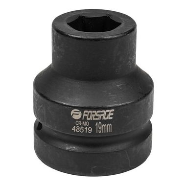 Головка ударная 1'', 19мм (6гр.) Forsage F-48519