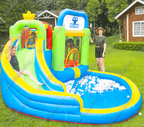 Батут в квартиру "Водная горка" 5,2*4,1*2,25 м