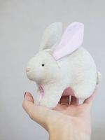 Льняная игрушка Зайка