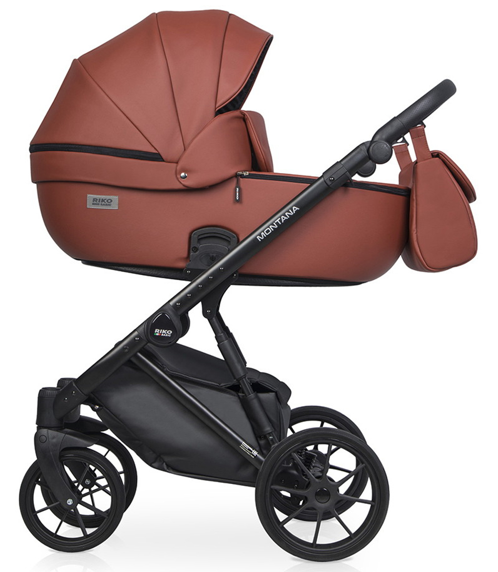 Детская коляска Riko Basic Montana Ecco 2 в 1 17 Maroon