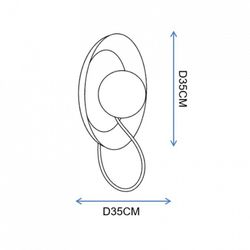 Бра Imperiumloft MARGOTT Orange margott-wall01