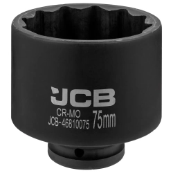 Головка ударная глубокая 75мм (12гр.), 3/4'' JCB JCB-46810075